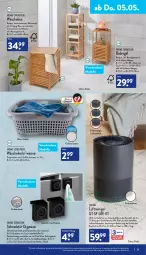 Gazetka promocyjna Aldi Nord - Aldi-Vorschau - Gazetka - ważna od 07.05 do 07.05.2022 - strona 29 - produkty: Bad, Badregal, bambus, beutel, dell, edelstahl, elle, Germ, geschirr, geschirrtuch, gin, handtuch, korb, Luftreiniger, Mode, müllbeutel, quigg, regal, reiniger, Ria, ring, sac, Schrank, Sport, Ti, Tiere, tragegriff, tuc, Wanne, wäschekorb, ZTE