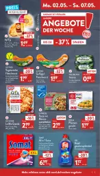 Gazetka promocyjna Aldi Nord - Aldi-Vorschau - Gazetka - ważna od 07.05 do 07.05.2022 - strona 5 - produkty: aldi, angebot, angebote, aus der tiefkühlung, brot, buch, caractère, Dr. Oetker, edelstahl, eis, finesse, flasche, fleisch, fleischwurst, fol epi, frischkäse, frosta, Geflügel, geschirr, gutfried, Holz, Käse, klarspüler, LG, pasta, pfanne, pfannen, philadelphia, pril, reis, salz, snack, somat, Spezi, spülmittel, suppe, suppen, Ti, Vegeta, wurst