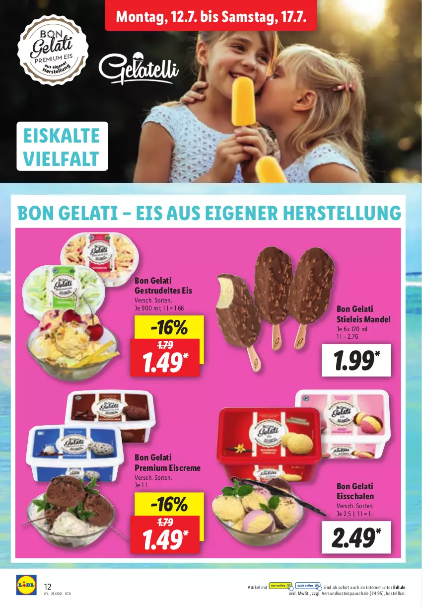 Aktueller Prospekt Lidl - Aktionsprospekt - von 12.07 bis 17.07.2021 - strona 12