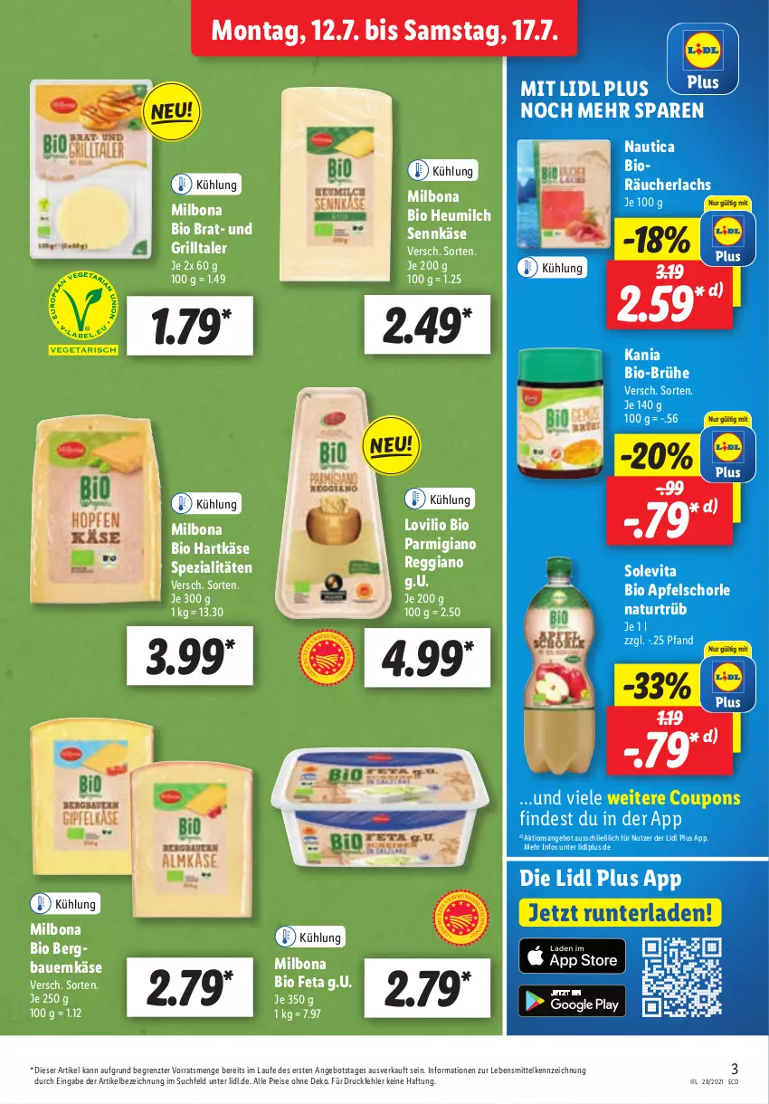 Aktueller Prospekt Lidl - Aktionsprospekt - von 12.07 bis 17.07.2021 - strona 3