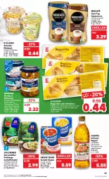 Gazetka promocyjna Kaufland - Gazetka - ważna od 02.11 do 02.11.2022 - strona 45 - produkty: angebot, angebote, baguette, baguettes, Becher, bismarck, brötchen, butter, Cap, cappuccino, cin, eis, elle, essig, filet, gabel, hering, Herings, homann, kartoffel, kartoffelsalat, kräuter, kräutern, mac, marinade, mayonnaise, Nescafé, nescafé gold, rapsöl, ring, salat, spreewälder, suppe, tasse, Ti, weizenbrötchen, Yo