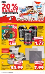 Gazetka promocyjna Kaufland - Gazetka - ważna od 02.11 do 02.11.2022 - strona 7 - produkty: alkohol, angebot, angebote, cerealien, cola, decke, Deckel, edelstahl, eis, getränk, gin, ginger, Glasdeckel, herdarten, jack daniel, jack daniel's, kellogg's, Kinder, Kochtopf, kuscheldecke, lemonade, mikrofaser, Mixgetränk, ring, Schnellkochtopf, Ti, topf, topf-set, whiskey