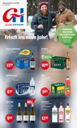 Gazetka promocyjna Getraenke Hoffmann - Prospekte - Gazetka - ważna od 11.01 do 11.01.2025 - strona 1 - produkty: adelholzener, alkohol, Alwa, berliner, bier, decke, deit, eimer, gin, gordon, Gordon’s, Holz, limo, limonade, mineralwasser, natur, natur radler, natürliches mineralwasser, olive, pils, pilsner, radler, sauvignon, sauvignon blanc, Ti, wasser, ZTE, zucker