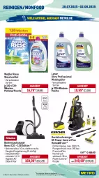 Gazetka promocyjna Metro - Wochen-Angebote Gastro - Gazetka - ważna od 02.08 do 02.08.2025 - strona 17 - produkty: angebot, aperol, Behälter, bodenstaubsauger, dell, dry gin, eis, Elektro, elle, flasche, getränk, getränke, gin, gordon, hochdruckreiniger, käfer, kraft, lenor, london dry, london dry gin, Metro, metro gastro, Palette, Pinot, pinot grigio, reiniger, reis, schlauch, schöfferhofer, staubsauger, teller, Ti, waschmittel, weichspüler