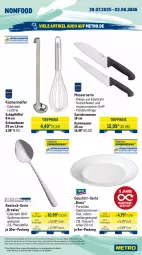Gazetka promocyjna Metro - Wochen-Angebote Gastro - Gazetka - ważna od 02.08 do 02.08.2025 - strona 19 - produkty: angebot, auer, auto, beleuchtung, besteck, dessert, Dessertteller, edelstahl, eis, elle, geschirr, Glastür, küche, Küchen, Küchenhelfer, kühlschrank, Löffel, messer, Metro, metro gastro, mikrowelle, reis, Schere, Schneebesen, Schöpflöffel, Schrank, spülmaschinen, teller, Ti, tiefpreis