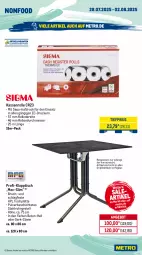 Gazetka promocyjna Metro - Wochen-Angebote Gastro - Gazetka - ważna od 02.08 do 02.08.2025 - strona 20 - produkty: angebot, Brei, drucker, eis, HP, klapptisch, latte, messer, Metro, metro gastro, reis, Ti, tiefpreis, tisch, tischplatte