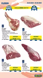 Gazetka promocyjna Metro - Wochen-Angebote Gastro - Gazetka - ważna od 02.08 do 02.08.2025 - strona 4 - produkty: Abtei, angebot, angebote, aqua, beef, Dorade, dorade royal, eis, elle, entrecôte, filet, fisch, fischtheke, fleisch, forelle, frischfisch, lachs, Metro, reis, rel, rind, rinder, rinderfilet, Rippen, roastbeef, salz, steak, steaks, Ti, tiefpreis, Wild