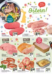 Gazetka promocyjna E Center - Angebote der Woche - Gazetka - ważna od 09.04 do 09.04.2022 - strona 4 - produkty: backofen, braten, eis, fleisch, fleischkäse, grill, gulasch, hüftsteak, ideal zum grillen, Käse, lachs, Mett, minutensteaks, mit röstzwiebeln, mit zwiebeln, mozzarella, natur, nuss, Ofen, papier, pute, putenschnitzel, rel, rind, rinder, röstzwiebeln, Schal, Schale, schinken, Schmetterling, schnitten, schnitzel, schwein, schweine, schweinefleisch, Schweinelachs, schweinenacken, steak, steaks, Tasche, Ti, tomate, vom schweinenacken, wein, weine, zwiebel, zwiebeln