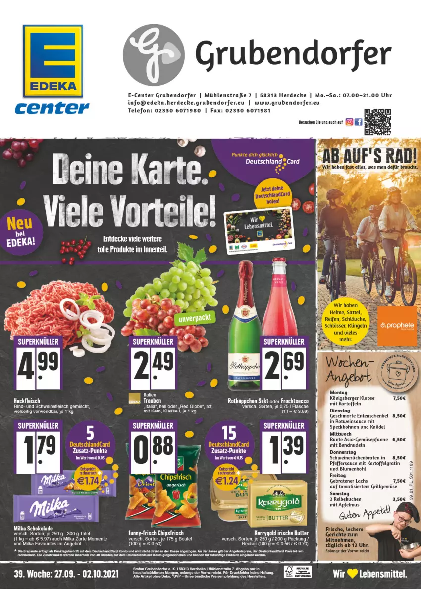 Aktueller Prospekt E Center - Angebote der Woche - von 27.09 bis 02.10.2021 - strona 1