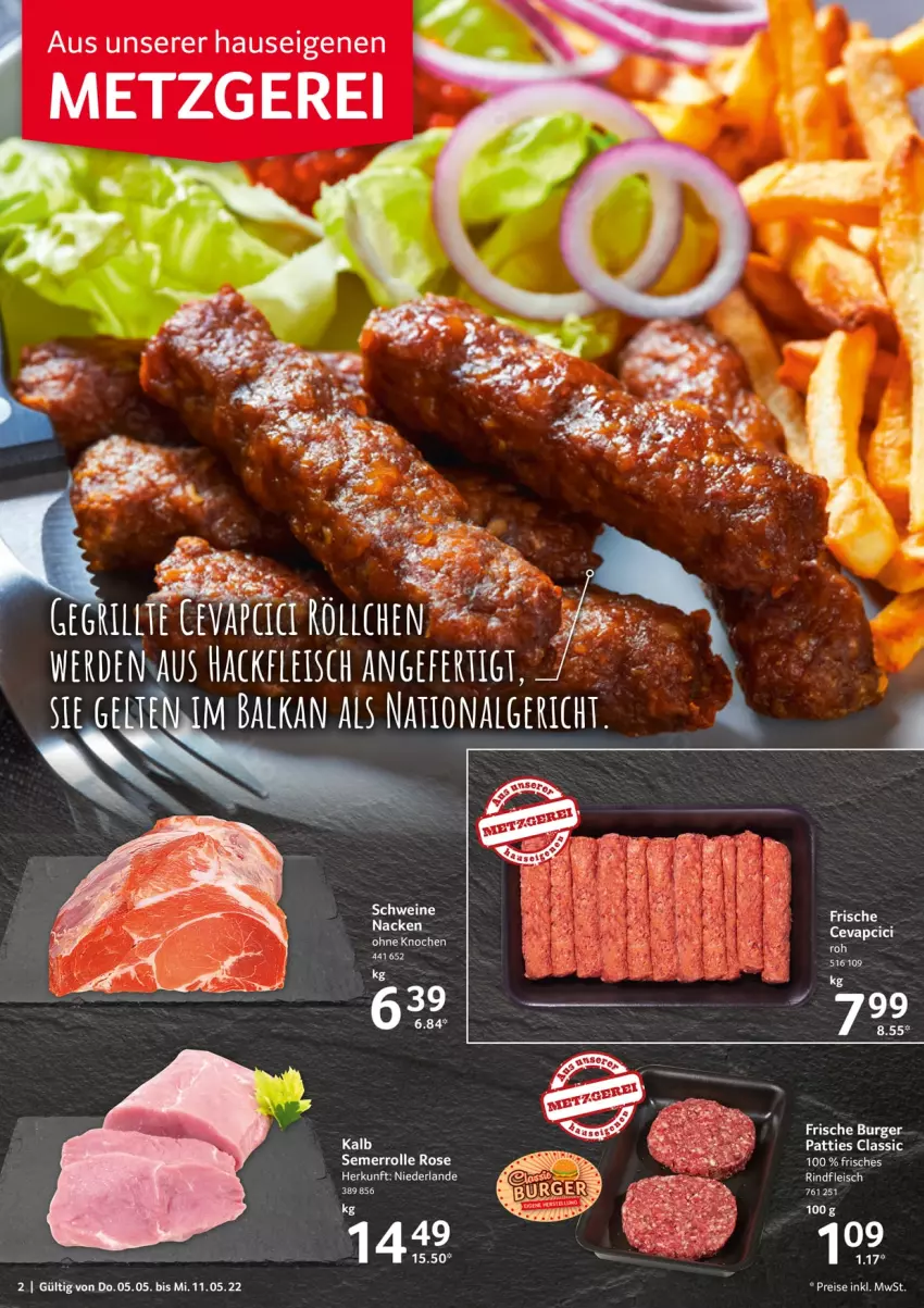 Aktueller Prospekt Selgros - Food - von 05.05 bis 11.05.2022 - strona 2 - produkty: cevapcici, eis, fleisch, reis, rind, rindfleisch, Ti