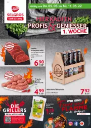 Gazetka promocyjna Selgros - Food - Gazetka - ważna od 11.05 do 11.05.2022 - strona 1 - produkty: bier, bratwurst, eis, erde, flasche, grill, grobe bratwurst, LG, mais, marinade, mönchshof, mw-flasche, Nestea, reis, schwein, schweine, schweinerücken, steak, steaks, Ti, wein, weine, wurst, zucker, zuckermais