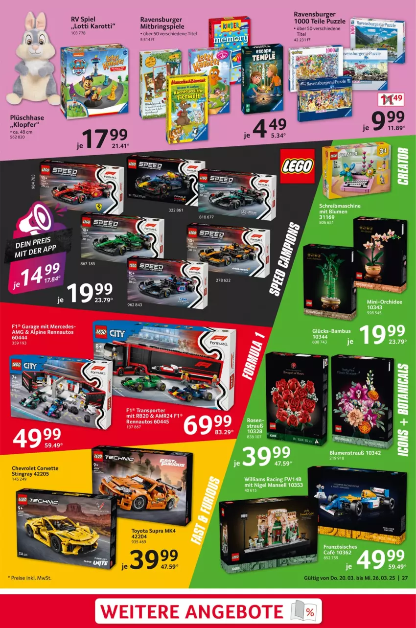 Aktueller Prospekt Selgros - Non Food - von 20.03 bis 26.03.2025 - strona 27 - produkty: angebot, angebote, auto, blume, blumen, burger, cin, orchidee, Plüsch, Puzzle, ravensburger, ring, Spiele, Ti