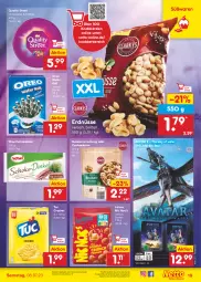 Gazetka promocyjna Netto Marken-Discount - Filial-Angebote - Gazetka - ważna od 08.07 do 08.07.2023 - strona 19 - produkty: angebot, bestpreis, blu-ray, Cashew, cashewkerne, cola, cracker, dvd, eis, erdnüsse, lorenz, nuss, oreo, reis, schoko, schokolade, Ti, tuc, ZTE