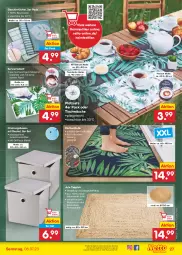 Gazetka promocyjna Netto Marken-Discount - Filial-Angebote - Gazetka - ważna od 08.07 do 08.07.2023 - strona 27 - produkty: angebot, Bau, baumwolle, decke, Deckel, geschirr, geschirrtücher, heimtextilien, küche, Küchen, Läufer, mitteldecke, natur, Serviertablett, tablet, tablett, teppich, Ti, tisch, tischläufer, Tischwäsche, tücher, wolle, ZTE