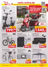 Gazetka promocyjna Netto Marken-Discount - Filial-Angebote - Gazetka - ważna od 08.07 do 08.07.2023 - strona 29 - produkty: akku, angebot, angebote, Bau, Dreirad, E-Bike, E-Roller, eis, Elektro, Garten, hering, Kette, kracher, kraft, pavillon, reis, ring, Roller, Schal, shimano, telefon, Ti, uhr, wasser, Zelt, ZTE