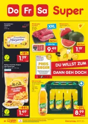 Gazetka promocyjna Netto Marken-Discount - Filial-Angebote - Gazetka - ważna od 08.07 do 08.07.2023 - strona 30 - produkty: bestpreis, blume, blumen, deit, eis, fleisch, gin, limo, limonade, limonaden, margarine, mccain, melone, ndk, reis, rind, rouladen, sonnenblume, sonnenblumen, Ti, wasser, wassermelone, wurst, wurst in selbstbedienung