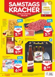 Gazetka promocyjna Netto Marken-Discount - Filial-Angebote - Gazetka - ważna od 08.07 do 08.07.2023 - strona 40 - produkty: angebot, angebote, bella crema, bestpreis, bohne, bohnen, discount, eis, fleisch, Frühkartoffeln, hackfleisch, hackfleisch gemischt, hasseröder, Holz, kaffee, kaffeebohnen, kartoffel, kartoffeln, kracher, marken-discount, melitta, ndk, papier, pils, premium pils, reis, rind, schwein, speisefrühkartoffeln, Ti, toilettenpapier, wein, wurst, wurst in selbstbedienung, zewa, ZTE