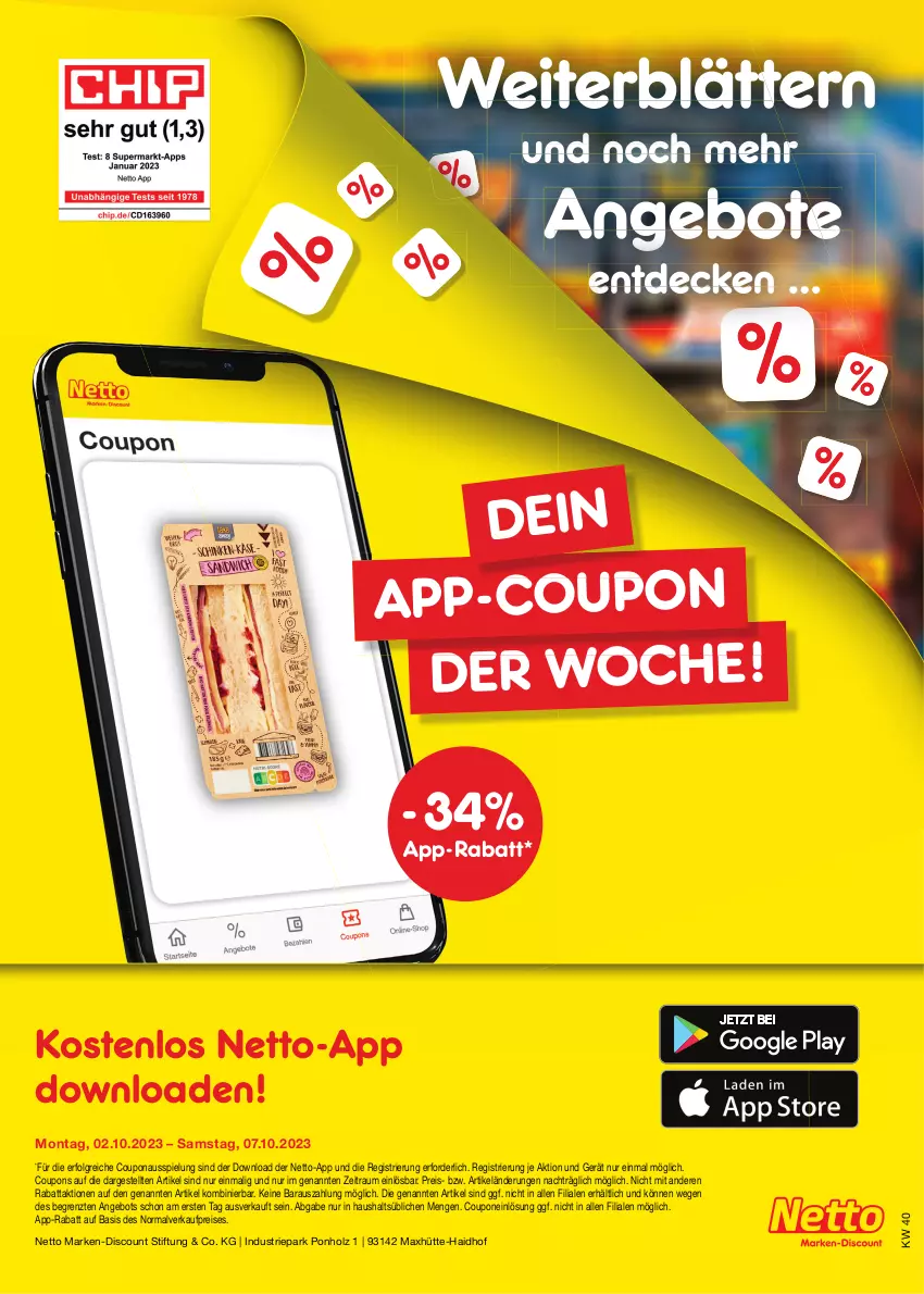 Aktueller Prospekt Netto Marken-Discount - Filial-Angebote - von 02.10 bis 07.10.2023 - strona 43 - produkty: angebot, angebote, coupon, coupons, decke, discount, eis, Holz, LG, marken-discount, reis, Ti, ZTE