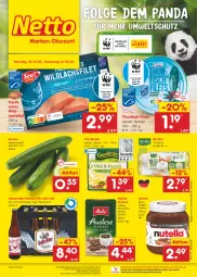 Gazetka promocyjna Netto Marken-Discount - Filial-Angebote - Gazetka - ważna od 07.10 do 07.10.2023 - strona 1 - produkty: angebot, asti, bestpreis, bio, creme, eier, eis, filet, filets, fisch, fische, grünländer, gurke, gurken, hasseröder, kaffee, lachs, lachsfilet, LG, melitta, ndk, nuss, nutella, pils, premium pils, reis, thunfisch, thunfisch filets, Ti, Wild, wildlachs, ZTE