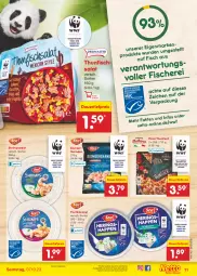 Gazetka promocyjna Netto Marken-Discount - Filial-Angebote - Gazetka - ważna od 07.10 do 07.10.2023 - strona 11 - produkty: angebot, auer, bestpreis, dauertiefpreis, discount, eis, feinkost, fisch, Fischfeinkost, garnelen, marken-discount, pizza, reis, salat, Schere, thunfisch, Thunfischsalat, Ti, tiefpreis, ZTE