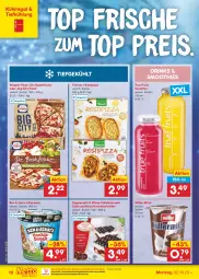 Gazetka promocyjna Netto Marken-Discount - Filial-Angebote - Gazetka - ważna od 07.10 do 07.10.2023 - strona 18 - produkty: bestpreis, coppenrath, creme, drink, drinks, eis, eiscreme, kuchen, Kuchenschnitte, kühlregal, milch, Müller, ndk, pizza, regal, reis, Ria, schnitten, smoothie, smoothies, Ti, Tipi, true fruits, wagner