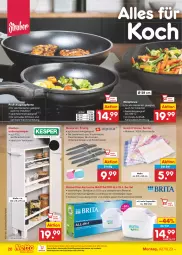 Gazetka promocyjna Netto Marken-Discount - Filial-Angebote - Gazetka - ważna od 07.10 do 07.10.2023 - strona 28 - produkty: backofen, Bau, baumwolle, bio, brot, eis, elle, fleisch, geschirr, geschirrtücher, gsw, Haushaltsgeräte, herdarten, Holz, ilag, mac, Maxtra, messer, Messerset, ndk, Ofen, pfanne, reis, Ria, spülmaschinen, Ti, tücher, wasser, wasserfilter, wok, wolle