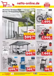 Gazetka promocyjna Netto Marken-Discount - Filial-Angebote - Gazetka - ważna od 07.10 do 07.10.2023 - strona 30 - produkty: angebot, angebote, Brei, Carport, discount, Dreirad, E-Bike, eis, Elektro, Elektroroller, gin, kracher, latte, Laubsauger, ndk, reis, Roller, sac, säge, Ti, vita