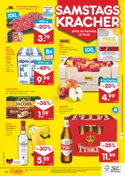 Gazetka promocyjna Netto Marken-Discount - Filial-Angebote - Gazetka - ważna od 07.10 do 07.10.2023 - strona 42 - produkty: alpro, angebot, angebote, bestpreis, bohne, bohnen, bohnenkaffee, braten, discount, doppelkorn, drink, eis, fleisch, hackfleisch, hafer, Haferdrink, Holz, jacobs, kaffee, korn, kracher, löslicher bohnenkaffee, marken-discount, ndk, pils, reis, ring, schwein, schweine, Ti, tyskie, wein, weine, ZTE, zucker