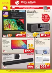 Gazetka promocyjna Netto Marken-Discount - Filial-Angebote - Gazetka - ważna od 07.10 do 07.10.2023 - strona 48 - produkty: angebot, eis, fernbedienung, HDMI, kopfhörer, ndk, Radio, reis, smart tv, soundbar, telefon, Ti, uhd, uhr, ZTE