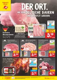 Gazetka promocyjna Netto Marken-Discount - Filial-Angebote - Gazetka - ważna od 07.10 do 07.10.2023 - strona 8 - produkty: auer, Bau, Bauer, bestpreis, bio, chicken wings, eis, erde, fleisch, geschnetzeltes, gewürz, gulasch, hackfleisch, hackfleisch gemischt, minutensteaks, natur, ndk, reis, rind, Schal, Schale, schnitzel, schwein, schwein und rind, schweine, schweine-schnitzel, steak, steaks, Ti, vom schwein und rind, wein, weine, wurst, Zelt