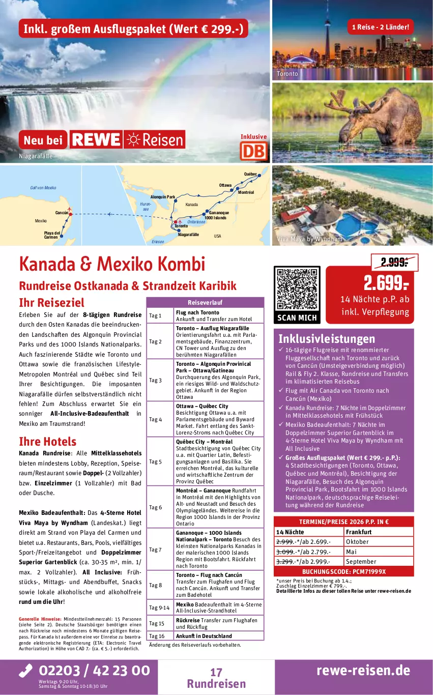 Aktueller Prospekt Rewe Reisen - Reiseprospekt - von 27.02 bis 27.03.2026 - strona 17 - produkty: alkohol, angebot, arla, Bad, buch, deutschsprachige reiseleitung, dusche, eis, Elektro, elle, erde, Garten, inklusivleistungen, klimatisierten reisebus, LG, lorenz, Metro, pool, reis, reiseverlauf, rel, rezept, rum, SANTE, snack, snacks, Sport, Ti, uhr, Wild