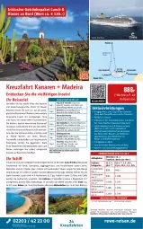 Gazetka promocyjna Rewe Reisen - Reiseprospekt - Gazetka - ważna od 27.03 do 27.03.2026 - strona 24 - produkty: alkohol, asti, balkonkabine, Bau, bett, bier, blume, blumen, buch, Cif, decke, drink, drinks, dusche, eis, elle, ente, erde, fenster, fisch, fische, Fischer, getränk, getränke, gin, inklusivleistungen, kreuzfahrten, leine, Persona, pool, reis, reiseverlauf, rel, Ria, ring, Sport, Thea, Ti, tisch, uhr, wasser, wein