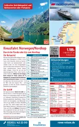 Gazetka promocyjna Rewe Reisen - Reiseprospekt - Gazetka - ważna od 27.03 do 27.03.2026 - strona 25 - produkty: alkohol, alkoholfreie getränke, angebot, auer, Bad, bier, buch, drink, drinks, dusche, eis, elle, fenster, getränk, getränke, inklusivleistungen, innenpool, kreuzfahrten, natur, Persona, pool, reis, rel, rwe, säfte, sekt, Sport, Thea, Ti, uhr, wasser, wein, wellnessbereich