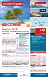 Gazetka promocyjna Rewe Reisen - Reiseprospekt - Gazetka - ważna od 27.03 do 27.03.2026 - strona 26 - produkty: alkohol, alkoholische getränke, angebot, angebote, asti, balkonkabine, bett, Betten, bier, Bona, buch, champagne, champagner, cocktail, cocktails, drink, drinks, dusche, eis, elle, ente, erde, fanta, fenster, getränk, getränke, inklusivleistungen, kreuzfahrten, Liege, likör, mac, meerblickkabine, natur, pool, reis, reiseverlauf, rel, Ria, rwe, säfte, sonnenliege, spirituosen, Sushi, Thea, Ti, uhr, wasser, wein