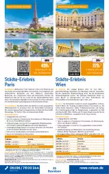 Gazetka promocyjna Rewe Reisen - Reiseprospekt - Gazetka - ważna od 27.03 do 27.03.2026 - strona 29 - produkty: arla, Bad, Bau, buch, busreisen, dusche, eis, Elan, elle, erde, gin, Heu, inklusivleistungen, Kaiser, LG, Metro, Mode, reis, reiseveranstalter, rel, rezept, ring, schnitzel, telefon, Ti, tisch, trendtours touristik gmbh, triumph, uhr, wasser, wiener