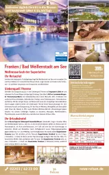 Gazetka promocyjna Rewe Reisen - Reiseprospekt - Gazetka - ważna od 27.03 do 27.03.2026 - strona 36 - produkty: Alwa, angebot, auer, axe, Bad, Bademantel, buch, decke, dusche, eis, flasche, Gesundheit, gutschein, hama, Heu, inklusivleistungen, Kamin, kosmetik, kräuter, LG, mab, mam, Mantel, natur, perla, pool, rama, reis, rwe, Tasche, Ti, tisch, tuc, uhr, wasser