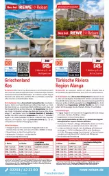 Gazetka promocyjna Rewe Reisen - Reiseprospekt - Gazetka - ważna od 27.03 do 27.03.2026 - strona 6 - produkty: alkohol, alkoholische getränke, angebot, Bad, Bau, buch, deutschsprachige reiseleitung, dusche, eis, ente, espresso, Gesichtsmaske, getränk, getränke, inklusivleistungen, Liege, Maske, obst, pool, pril, reis, Schal, schirme, snack, snacks, Ti, uhr, wein