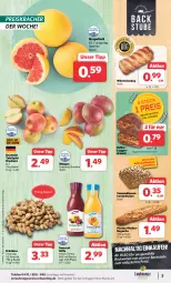 Gazetka promocyjna Combi - Prospekte - Gazetka - ważna od 28.10 do 28.10.2023 - strona 3 - produkty: backwaren, baguette, beutel, blume, blumen, brötchen, butter, eis, erdnüsse, flasche, grapefruit, Innocent, kracher, mango, mangos, pfeffer, reis, säfte, sonnenblume, sonnenblumen, stube, tafeläpfel, telefon, Ti, uhr, würstchen, ZTE