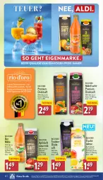 Gazetka promocyjna Aldi Nord - Von Montag - Gazetka - ważna od 20.04 do 20.04.2024 - strona 12 - produkty: aldi, apfel, apfelsaft, brut, direktsaft, eis, Elektro, flasche, frucht, Fruchtmark, fruchtsaft, fruchtsäfte, HP, Laufen, natur, Nektar, reis, Ria, saft, säfte, Ti, tiefpreis, tisch, trauben