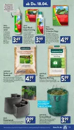 Gazetka promocyjna Aldi Nord - Von Montag - Gazetka - ważna od 20.04 do 20.04.2024 - strona 23 - produkty: aust, balsam, Bau, bio, dünger, eis, erde, flasche, Garten, gin, kraft, kräuter, magnesium, obst, pflanze, pflanzen, rasen, Rauch, ring, Ritex, rwe, sac, sekt, Stier, Ti, Tiere, und gemüse, ZTE