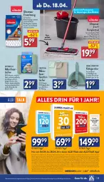 Gazetka promocyjna Aldi Nord - Von Montag - Gazetka - ważna od 20.04 do 20.04.2024 - strona 25 - produkty: aldi, aldi talk, axe, Bau, buch, Crofton, eimer, eis, elle, garnitur, Germ, geschirr, geschirrtücher, gin, hardware, Kehrgarnitur, laminat, latte, LG, medion, mikrofaser, Mikrofasertücher, Optiwisch, rama, Rauch, reifen, Reinigung, reis, Ria, ring, rwe, Ti, tücher, usb, waschmaschine, waschmaschinen, Yo, ZTE