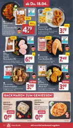 Gazetka promocyjna Aldi Nord - Von Montag - Gazetka - ważna od 20.04 do 20.04.2024 - strona 28 - produkty: aldi, angebot, angebote, backwaren, braten, brustfilet, Calamari, eis, filet, filets, fisch, flakes, fleisch, geback, geschnetzeltes, gewürz, gouda, grill, gyros, Hefe, Holz, kasseler, küche, Küchen, leine, medaillons, Ofen, pizza, Pizzateig, pute, putenschnitzel, ring, Rückenbraten, sahne, schinken, schnitzel, schwein, schweine, Speck, Ti, wein, weine, wiener, würfel, Zelt, zwiebel, zwiebeln