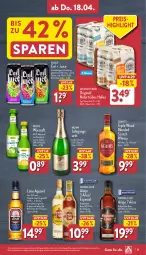 Gazetka promocyjna Aldi Nord - Von Montag - Gazetka - ważna od 20.04 do 20.04.2024 - strona 31 - produkty: aqua, aquavit, blended scotch, blended scotch whisky, eis, elle, erfrischungsgetränk, flasche, frucht, getränk, gin, grevensteiner, Havana Club, jahrgangssekt, mumm, natur, Rauch, reis, rezept, rum, saft, scotch, scotch whisky, sekt, steiner, teller, Ti, vita, Vitamine, whisky, ZTE