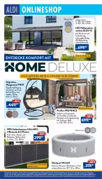 Gazetka promocyjna Aldi Nord - Von Montag - Gazetka - ważna od 20.04 do 20.04.2024 - strona 34 - produkty: Bau, beleuchtung, bett, decke, eis, ente, fernbedienung, hängesessel, kissen, led-beleuchtung, ndk, pavillon, pool, reis, Schal, Schale, sessel, sitzkissen, Sport, Ti, uhr, Whirlpool, Windschutz