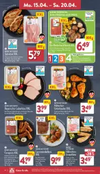 Gazetka promocyjna Aldi Nord - Von Montag - Gazetka - ważna od 20.04 do 20.04.2024 - strona 4 - produkty: aldi, bio, braten, brustfilet, cevapcici, eis, Elan, ente, filet, filets, fleisch, gewürz, gin, grill, hackfleisch, Heu, Käse, kräuter, küche, Küchen, lamm, leberkäs, leberkäse, marinade, medaillons, Ofen, reis, Ria, rind, rinder, rinderhackfleisch, rwe, Schal, Schale, schinken, schnitzel, schwein, schweine, schweinefleisch, Ti, tisch, trolli, wein, weine, ZTE