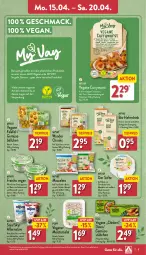 Gazetka promocyjna Aldi Nord - Von Montag - Gazetka - ważna od 20.04 do 20.04.2024 - strona 9 - produkty: aldi, alpro, Becher, bio, butter, curry, currywurst, drink, eis, Falafel, gewürz, Gewürzmischung, hafer, Haferdrink, Holz, iglo, kokos, kokosnuss, Kokosnussöl, mac, mandel, mandeln, mehl, Meister, natur, nuss, Popp, reis, salat, sauce, Sheabutter, Skyr, soja, Ti, tiefpreis, trolli, wurst, ZTE