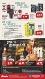 Gazetka promocyjna Famila - Prospekte - Gazetka - ważna od 16.11 do 16.11.2024 - strona 4 - produkty: Alwa, aperol, auer, bacardi, beutel, Cap, captain morgan, cola, drucker, ecco, eis, eiswürfel, Engel, flasche, gordon, grand sud, kerze, lebensmittel, lillet, mineralwasser, mionetto, orange, orangen, papier, prosecco, Rauch, regal, reis, rezept, rezept-tipp, rwe, Soda, Sport, Ti, tuc, wasser, wein, whisky, würfel, ZTE