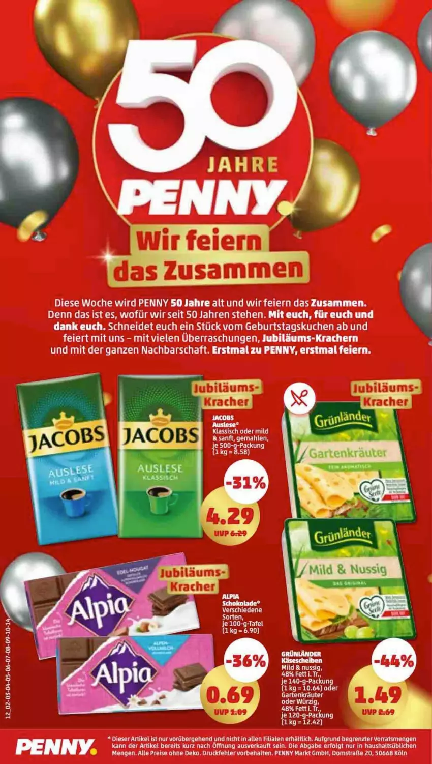 Aktueller Prospekt Penny - Prospekte - von 15.05 bis 20.05.2023 - strona 12 - produkty: eier, eis, jacobs, LG, reis, tee, Ti