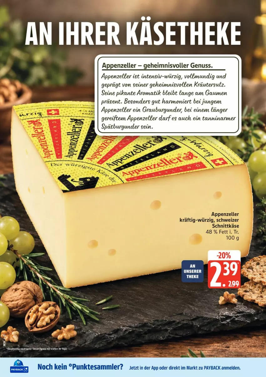 Aktueller Prospekt Edeka - Prospekte - von 26.10 bis 31.10.2026 - strona 10 - produkty: appenzeller, burgunder, elle, grauburgunder, Käse, käsetheke, kräuter, nuss, spätburgunder, Ti