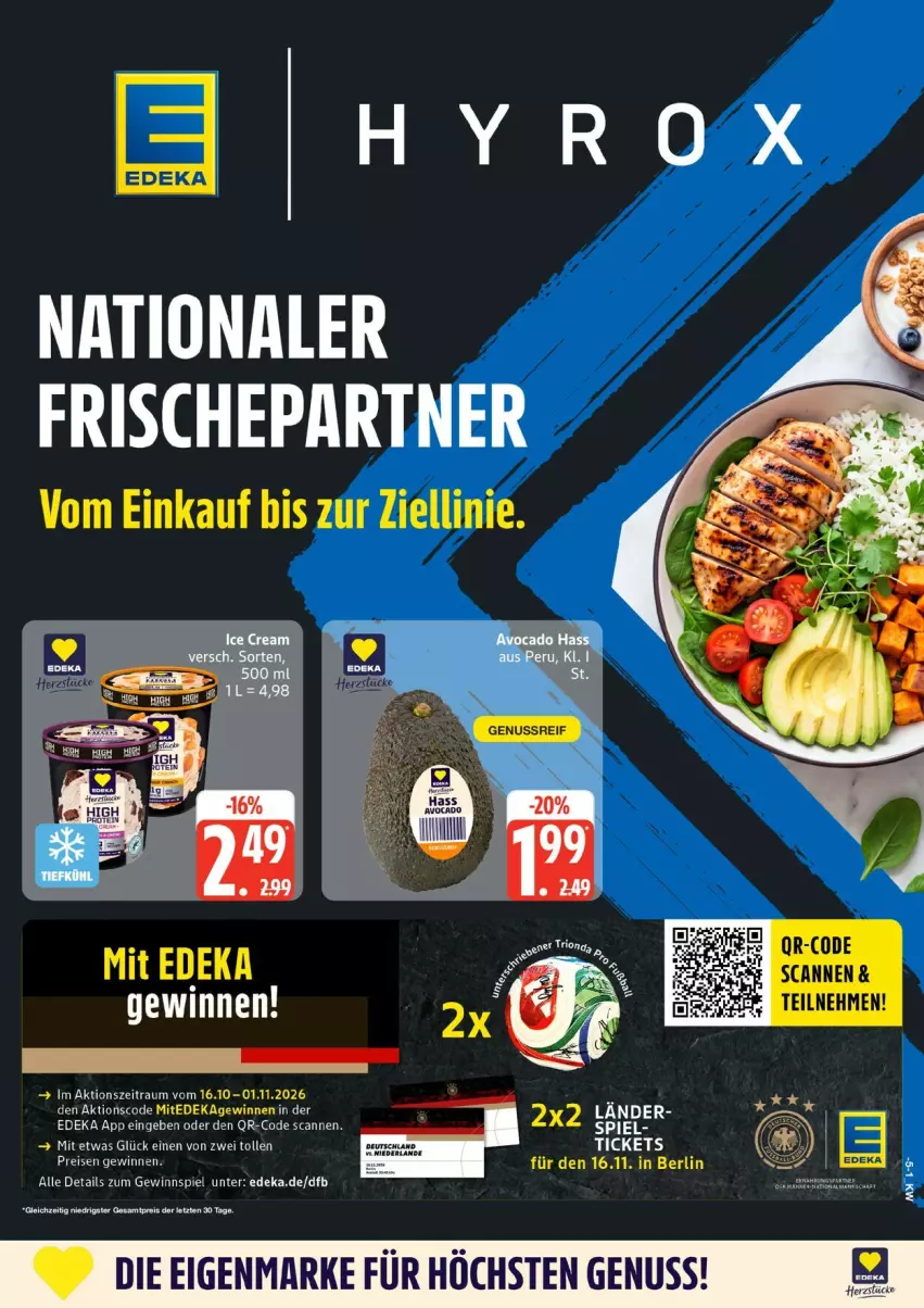 Aktueller Prospekt Edeka - Prospekte - von 26.10 bis 31.10.2026 - strona 12 - produkty: deka, eis, gewinnspiel, reis, Ti